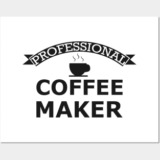 Professional Coffee Maker Posters and Art